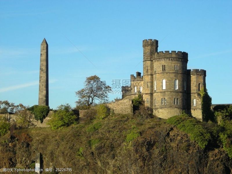 红塔山苏格兰城堡和塔