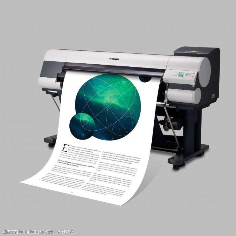 办公打印机和文件样机