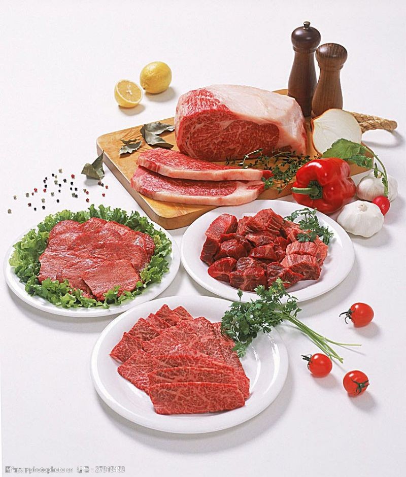 蔬菜种类各种瘦肉食材