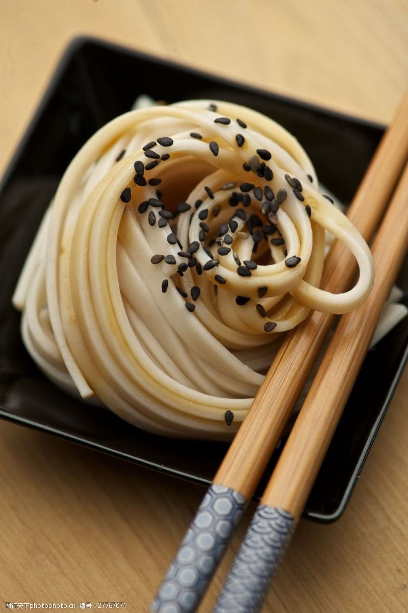 日本美食荞麦面摄影图片