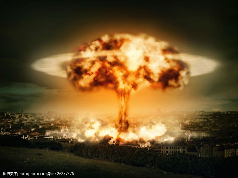 核爆炸原子弹爆炸蘑菇云