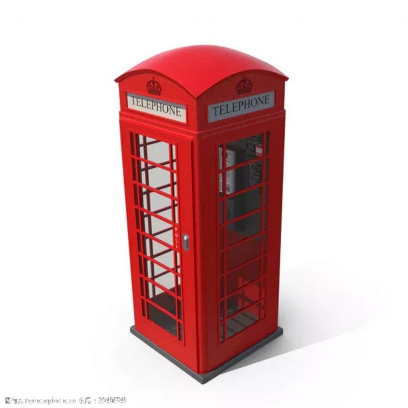 其他类别伦敦风格红色电话亭设计