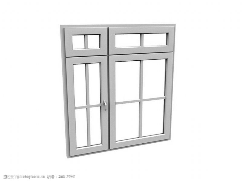 户型家具矢量图窗户3D模型...