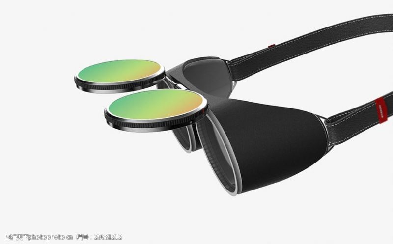 虚拟现实黑色可爱的眼镜cpjpg素材