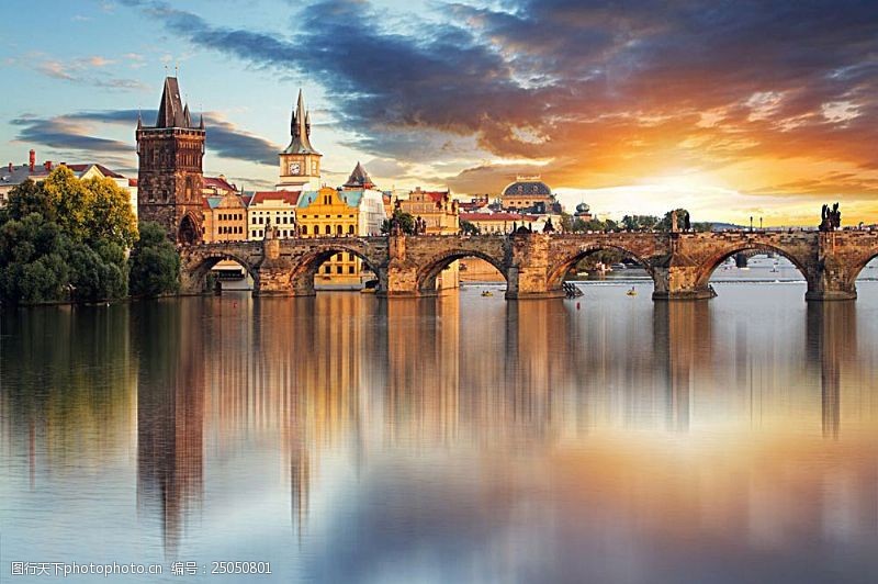 世界著名建筑物城市拱桥和建筑