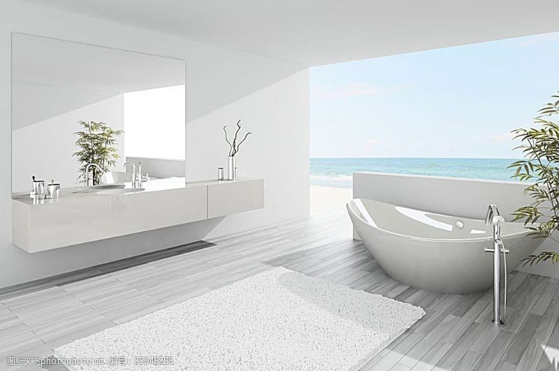 卫浴海景房浴室装修设计