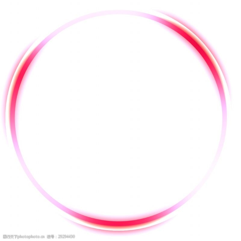 抠图专用粉色圆形透明素材