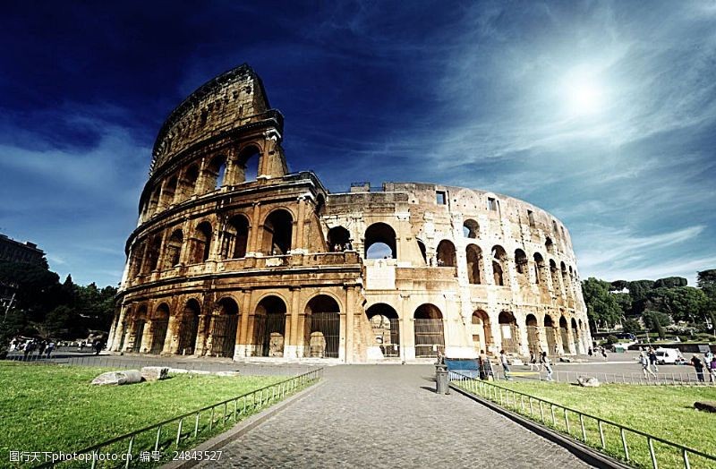 世界建筑设计罗马角斗场风景