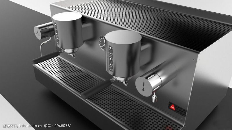 多功能的黑色咖啡机jpg素材
