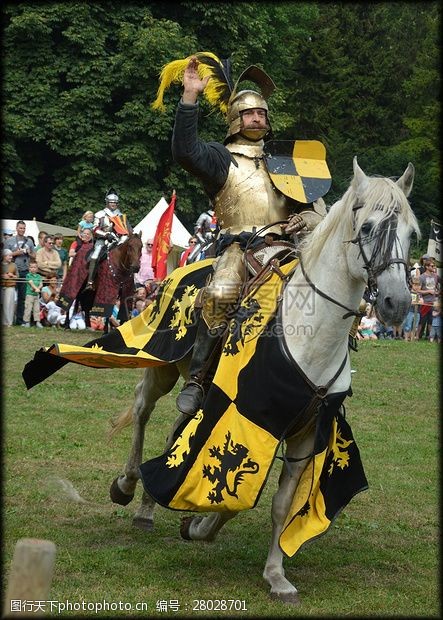 战斗阿姆斯特丹的中世纪骑士比赛