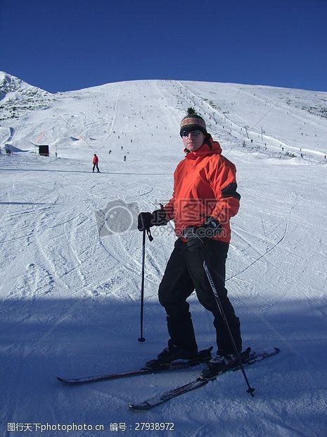 滑雪度假村滑雪