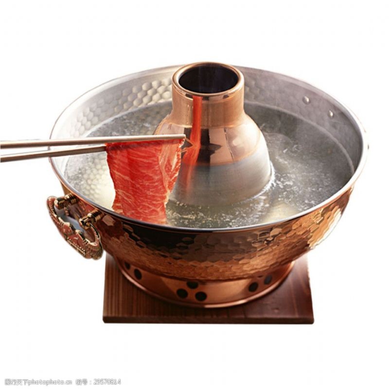 铜锅铜制涮火锅产品实物