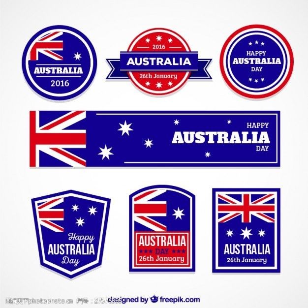 澳大利亚国旗澳大利亚天徽章收藏