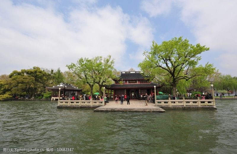 杭州西湖名胜西湖小岛图片