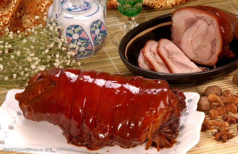 酱肘花肉食图片免费下载 酱肘花肉食素材 酱肘花肉食模板 图行天下素材网