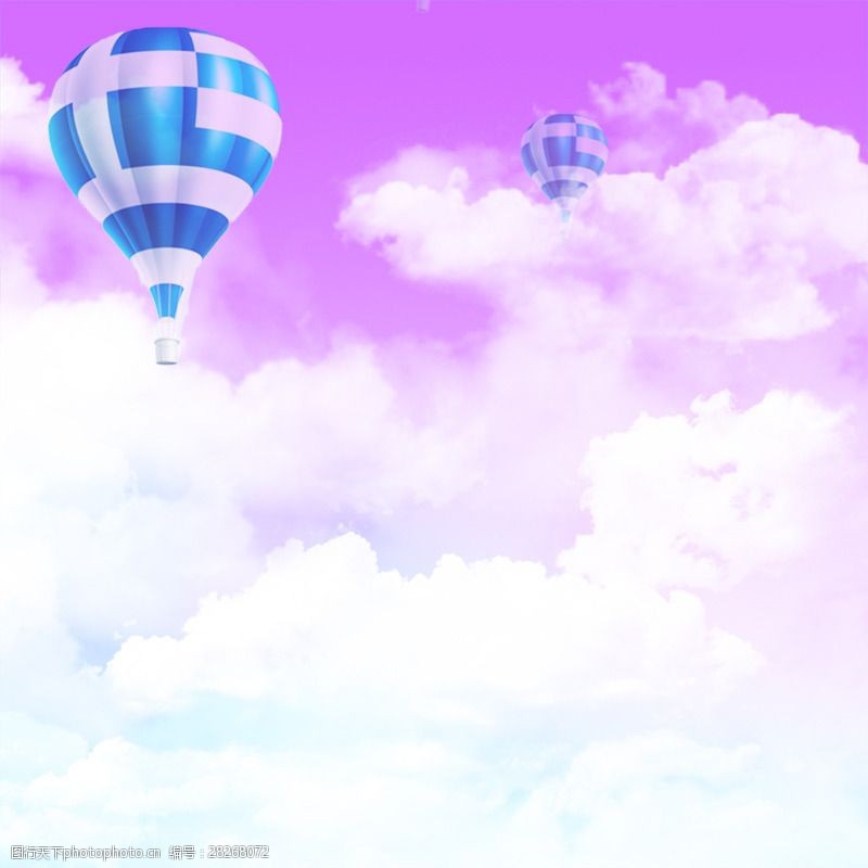 紫色天空浪漫天空背景