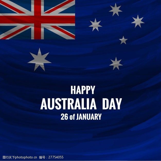 澳大利亚国旗时尚澳大利亚天背景