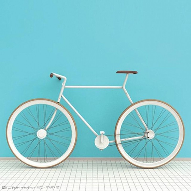 独特的可完全打包的自行车
