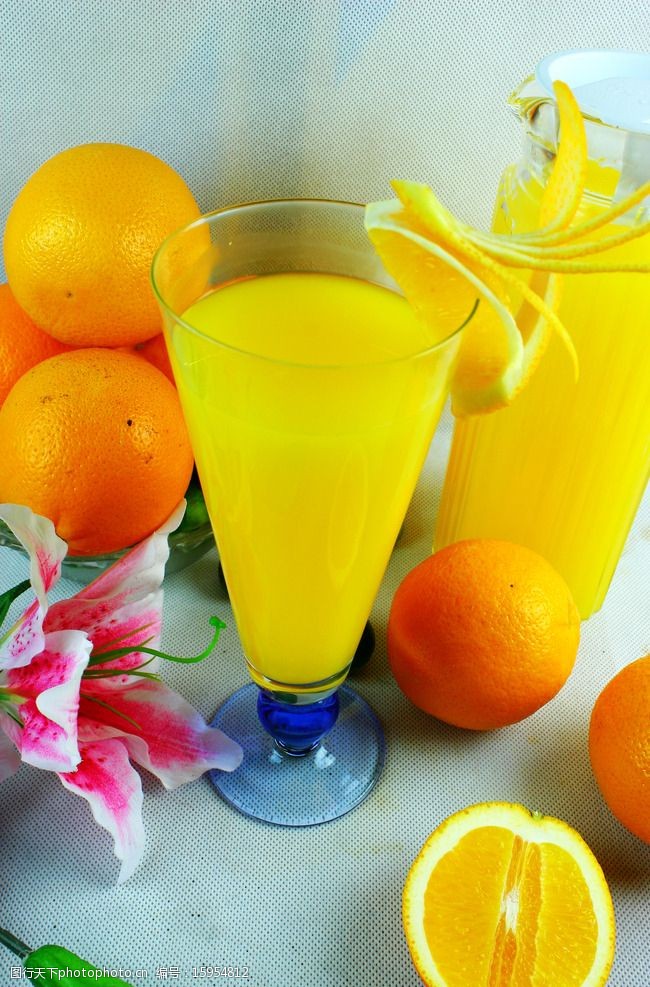 解渴柳橙汁图片