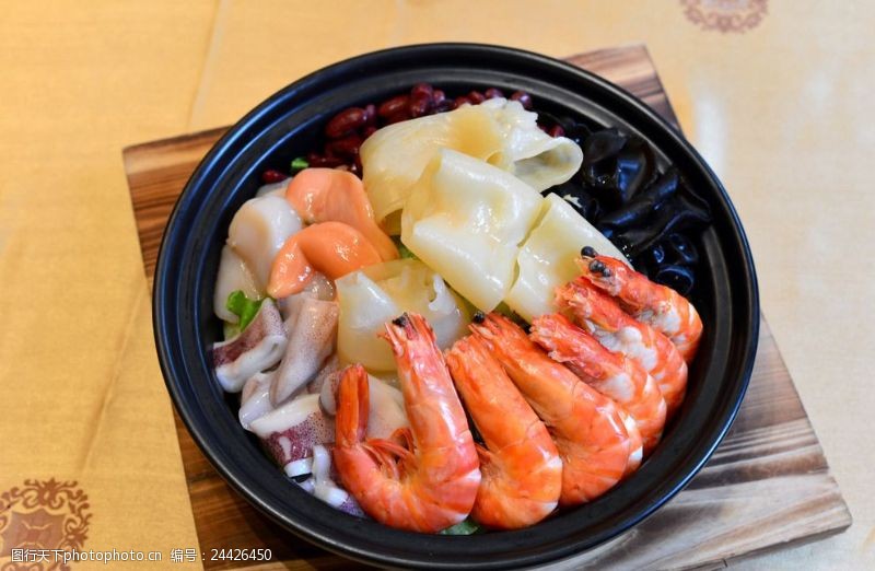 酸菜鱼中餐海鲜刺身花胶大虾