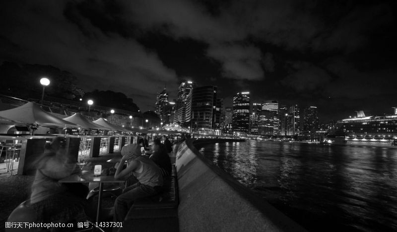 夜港悉尼夜景图片