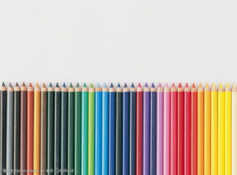 彩色铅笔彩虹彩铅